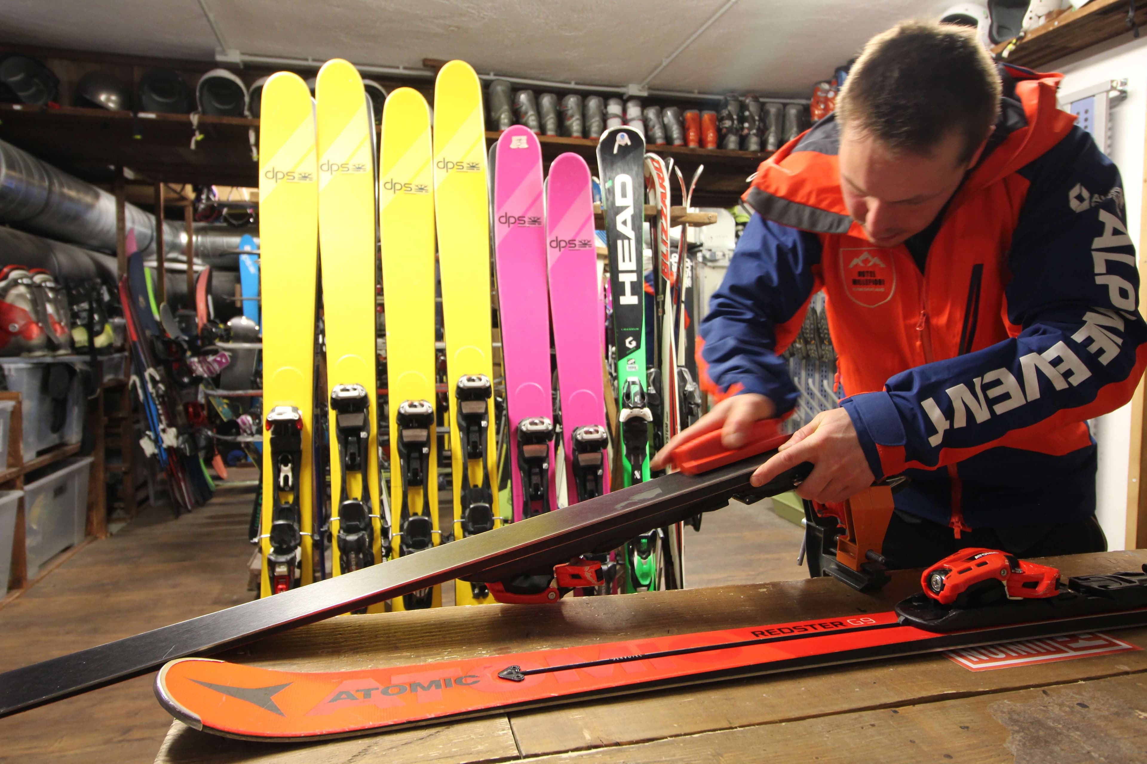 The rental shop at Millefiori